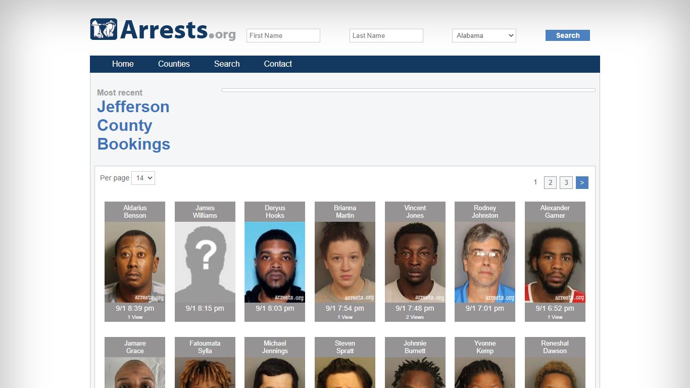 Jefferson County Arrests and Inmate Search