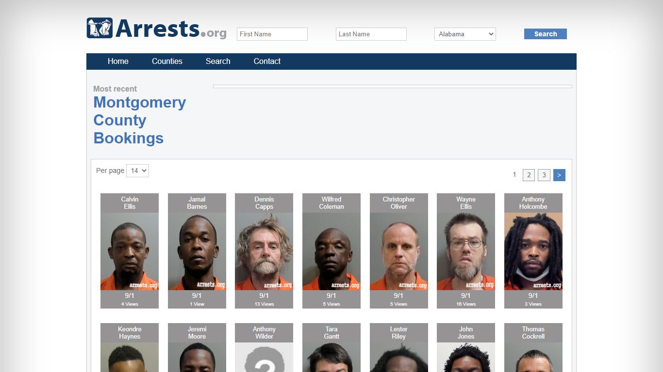 Montgomery County Arrests and Inmate Search